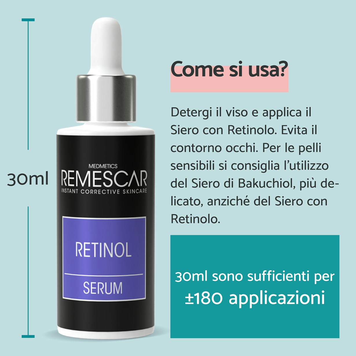 Remescar pdp pictures website and amazon 2000x2000px retinol serum IT4