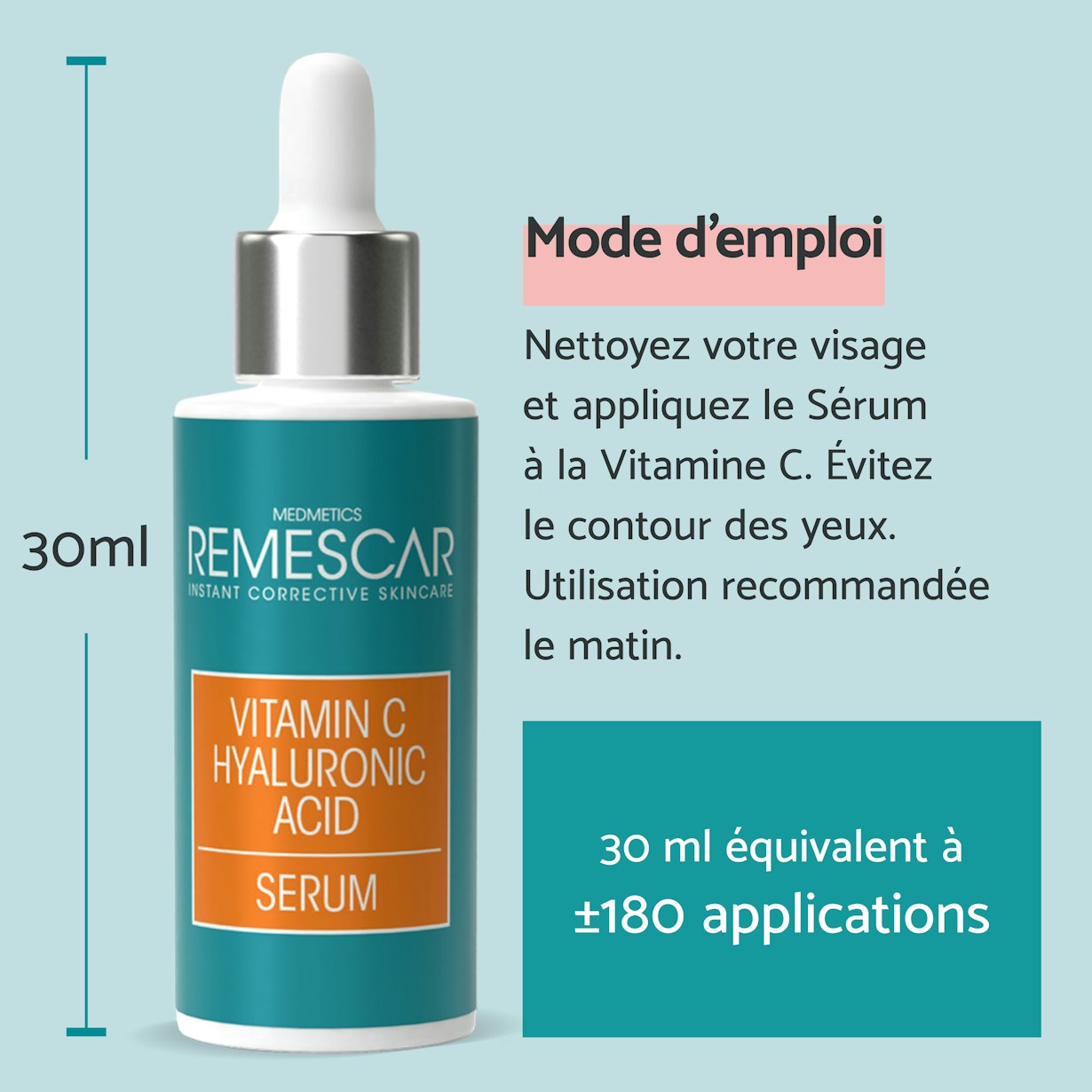 Remescar pdp pictures website and amazon 2000x2000px vitamine c serum FR4
