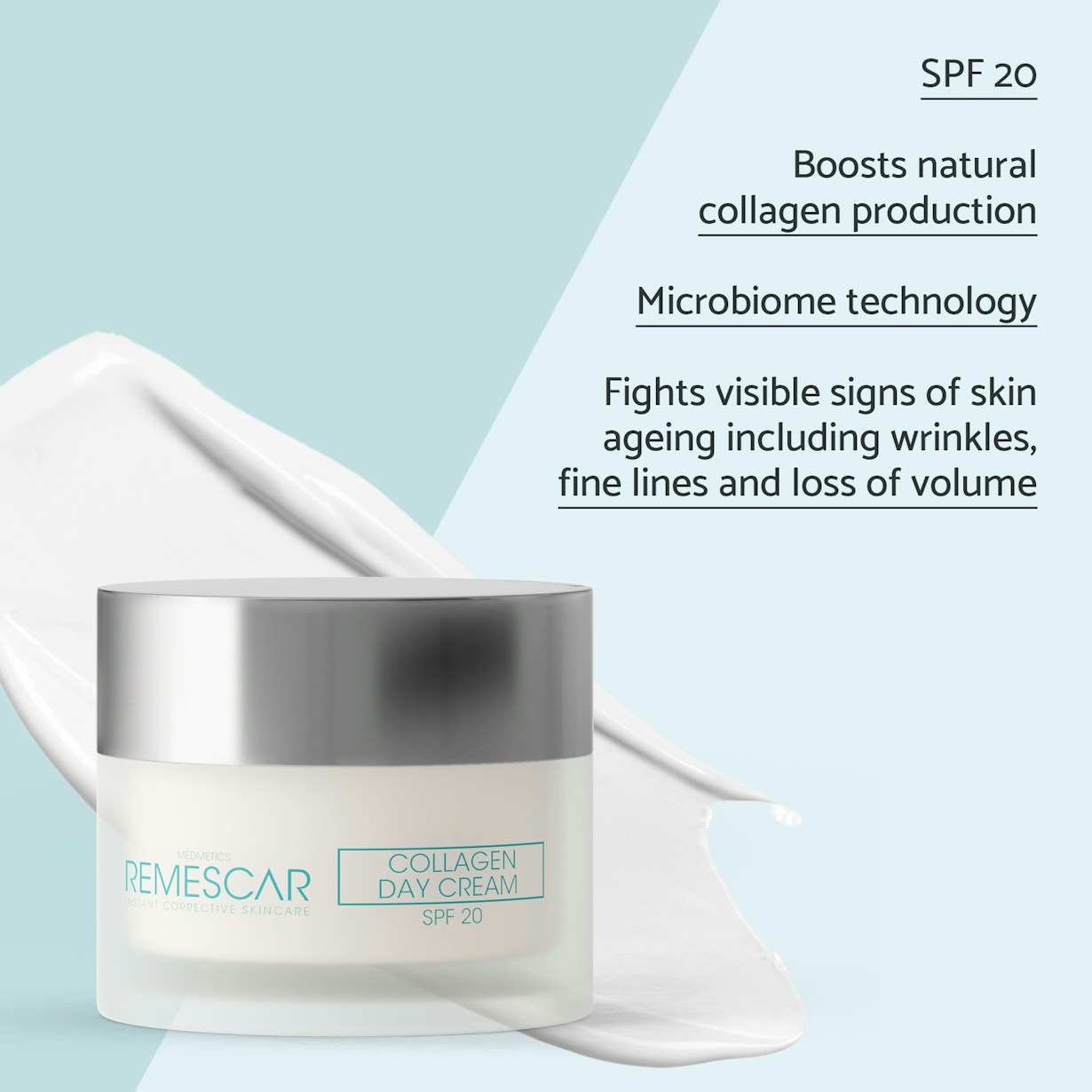 Remescar pdp pictures website and amazon 2000x2000px collagen day cream EN8