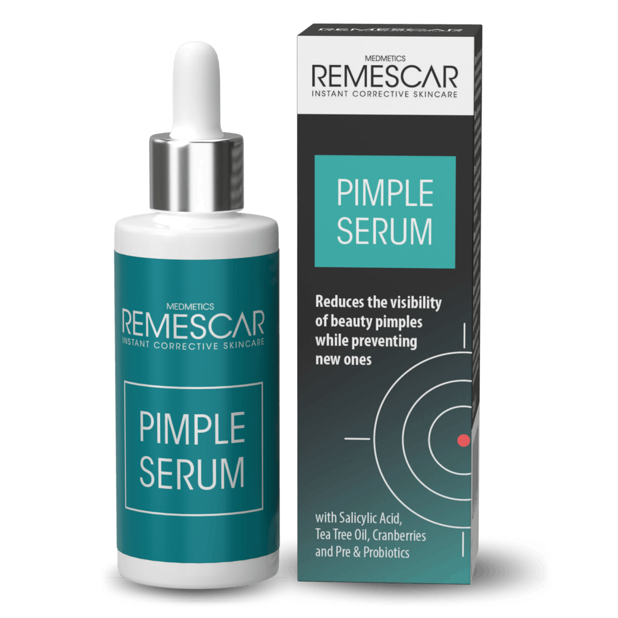 Remescar pdp pictures website and amazon 2000x2000px pimple serum