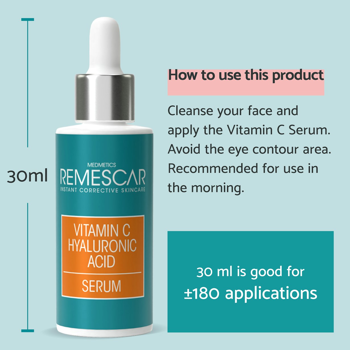 Remescar pdp pictures website and amazon 2000x2000px vitamine c serum EN4